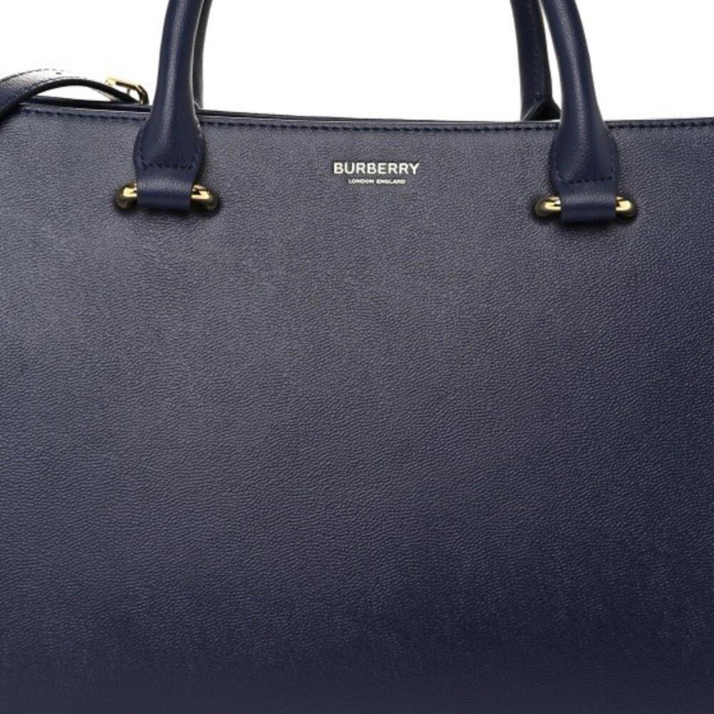 BNWT Burberry Small Banwell House Check Leather Shoulder Bag Blue! - Picture 7 of 9